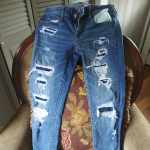 American Eagle Outfitters Super Low Jegging Sz4